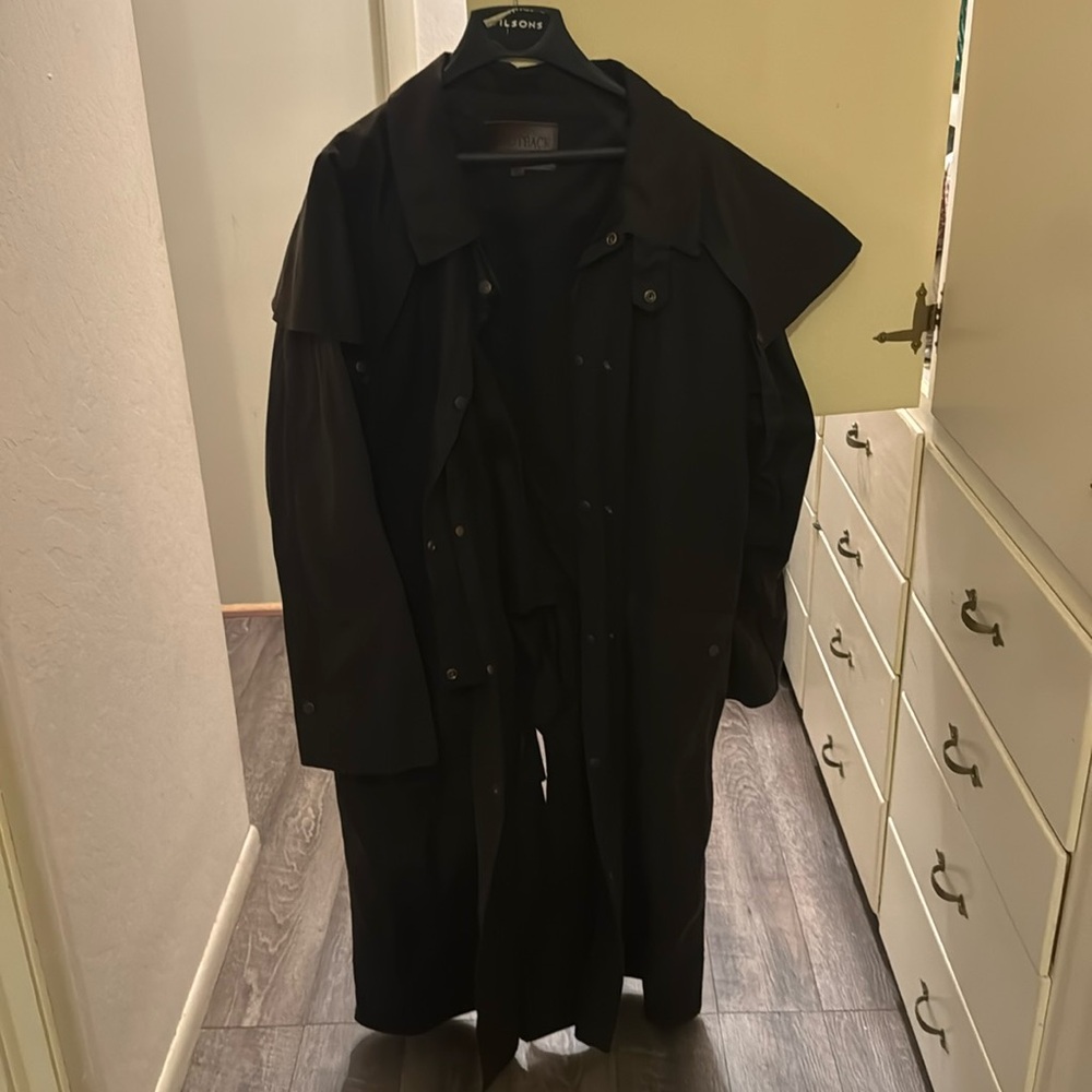 XL Outback Trading Co Oiled Cotton Brushpopper Overcoat